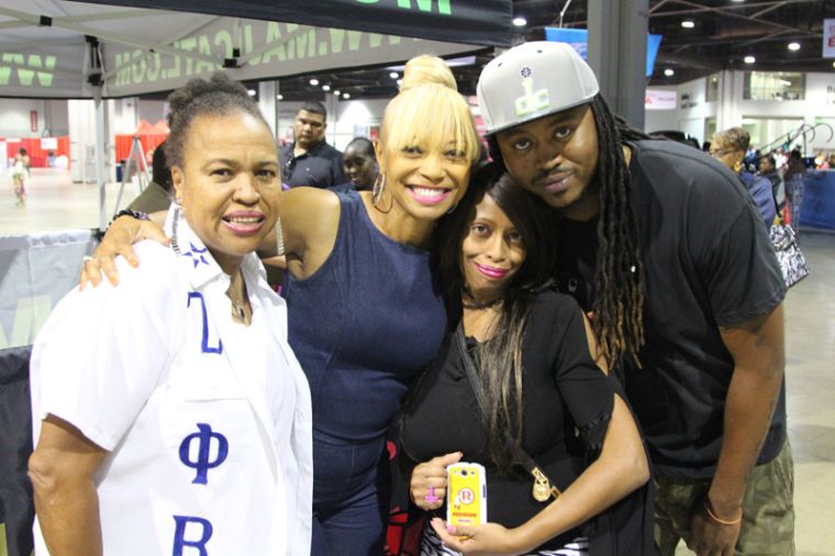 Carol Blackmon with Her Family