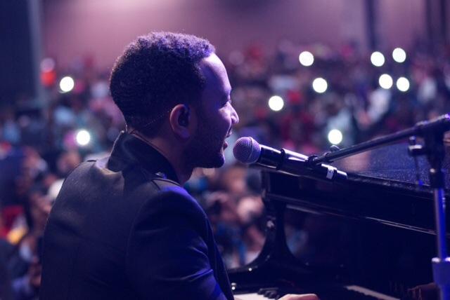 John Legend & Steve Harvey Live Broadcast