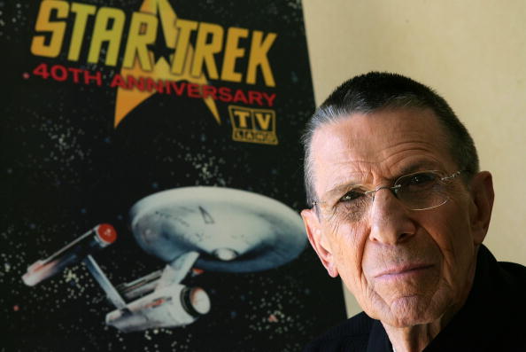 Leonard Nimoy promotes the 'Star Trek' 40th Anniversary on the TV Land network at the Four Seasons hotel August 9, 2006 in Los Angeles, California. (Photo by Frazer Harrison/Getty Images)
