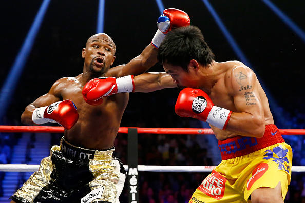 Floyd Mayweather Jr. and Manny Pacquiao