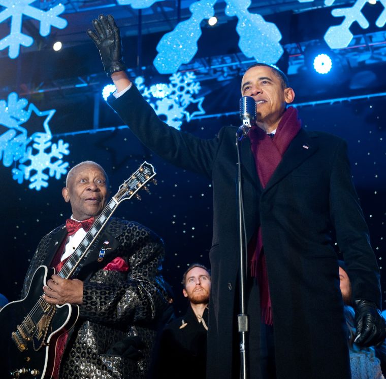 B.B. King and President Obama