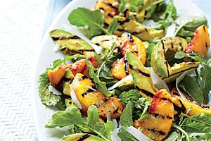 Grilled Peach and Avocado Salad Recipe