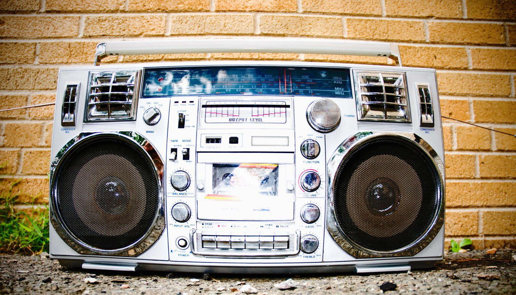 Boom Box in School Yard