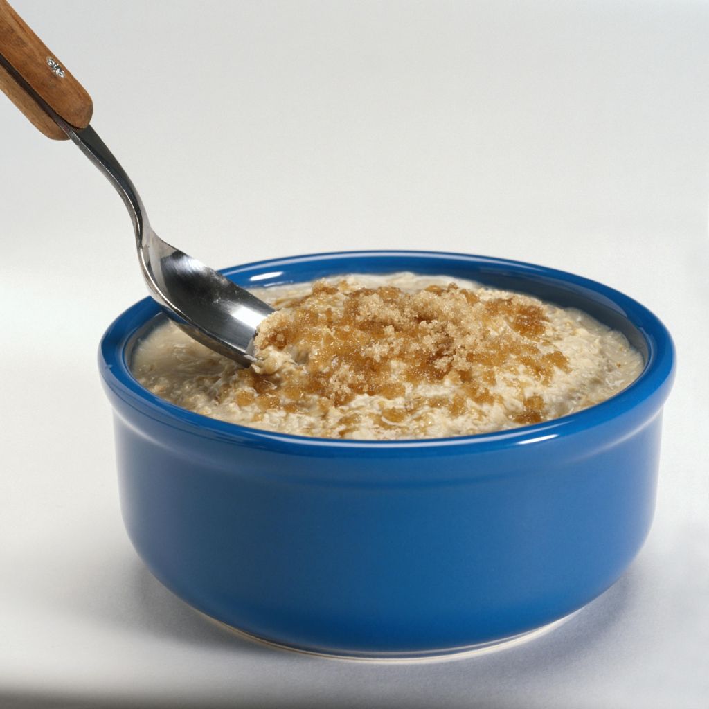 Bowl of Oatmeal with Brown Sugar