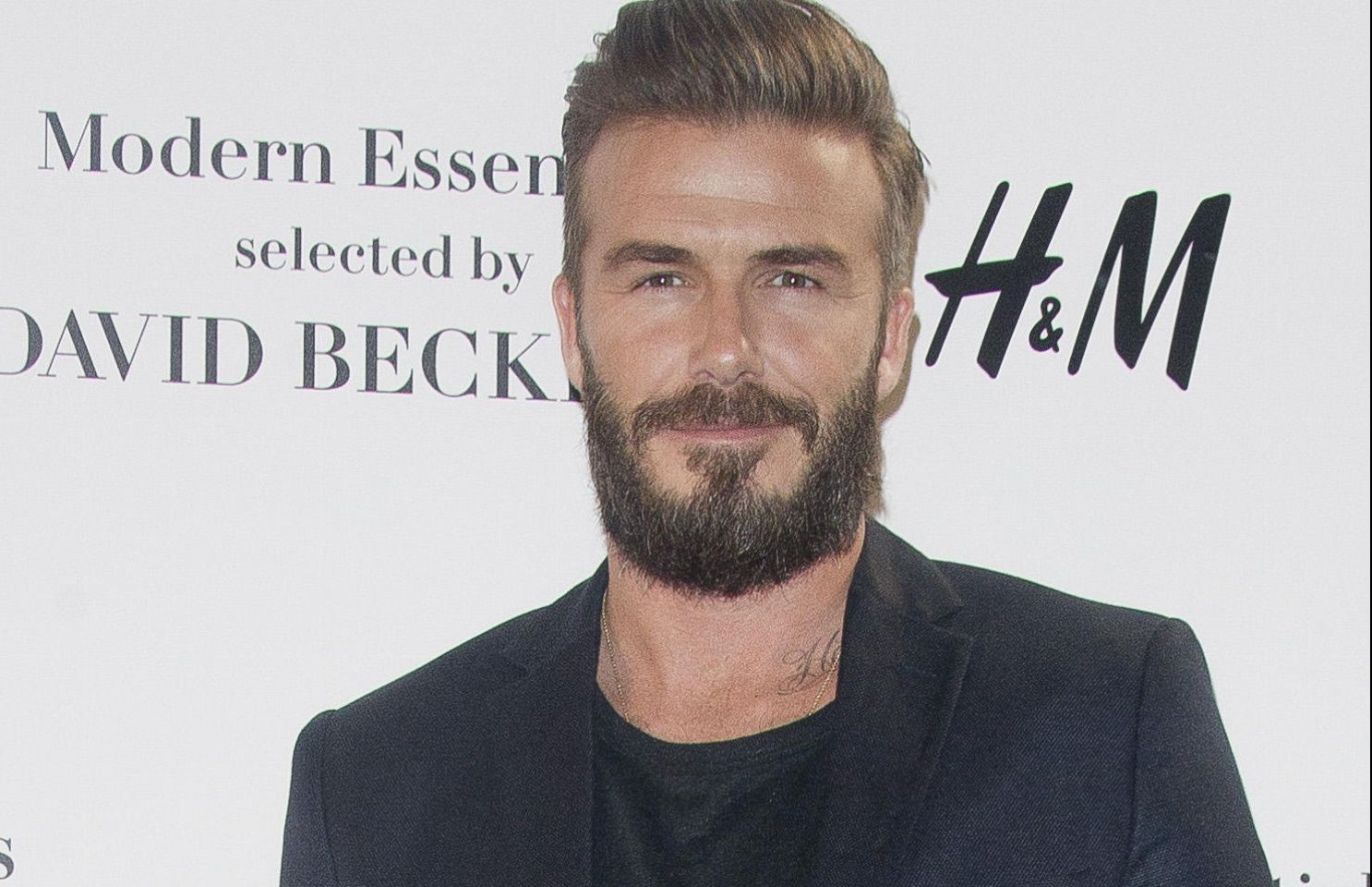 David Beckham Presents New H&M Collection in Madrid