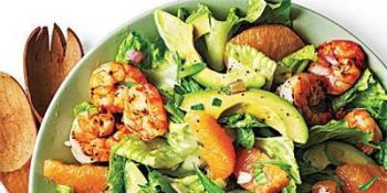 Shrimp, Avocado, and Grapefruit Salad