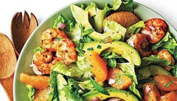 Shrimp, Avocado, and Grapefruit Salad