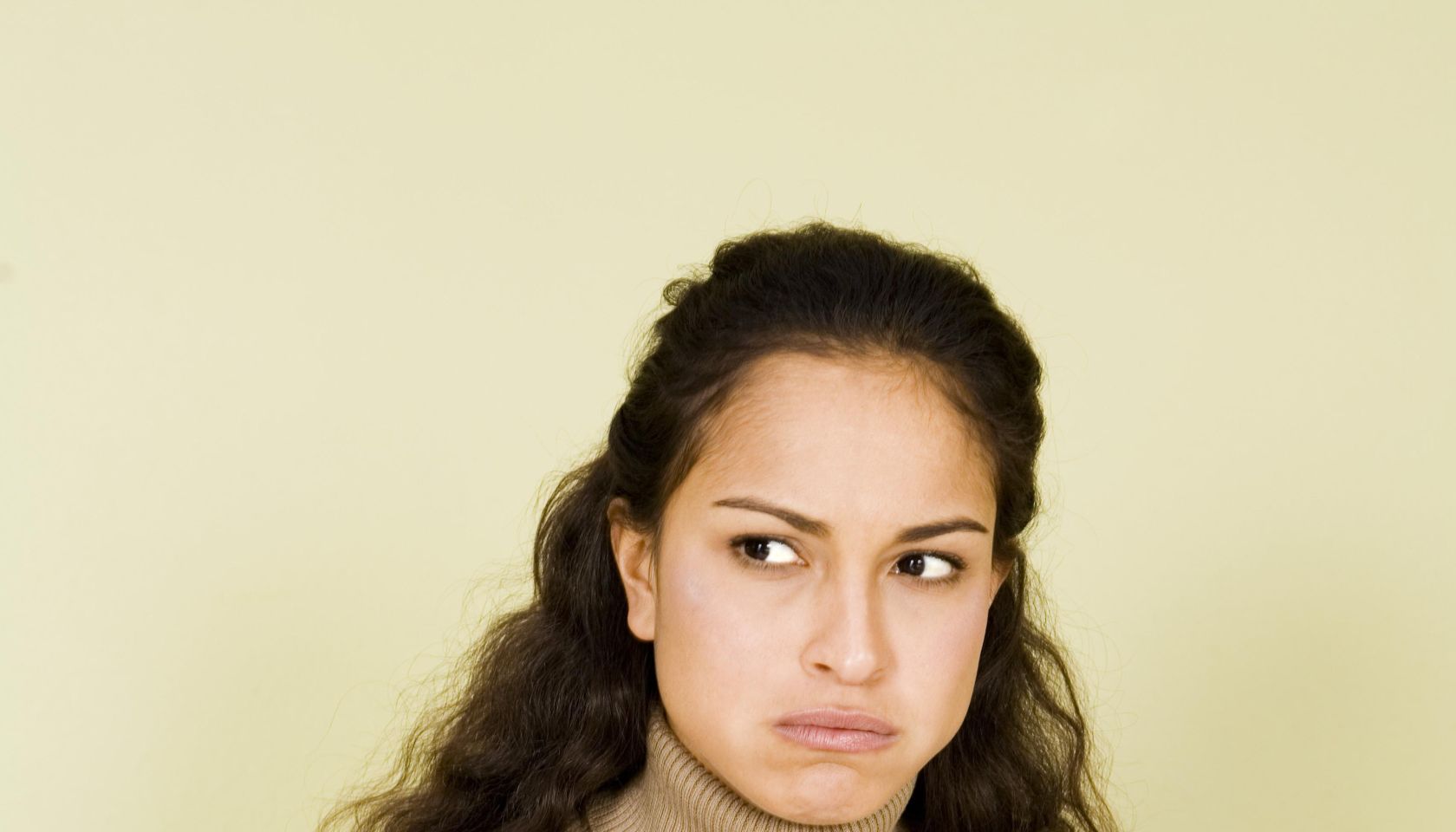 Woman with Upset Stomach