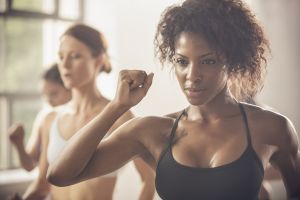 Woman in the gym