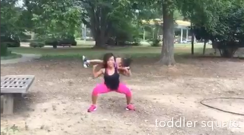 Maria More toddler workout