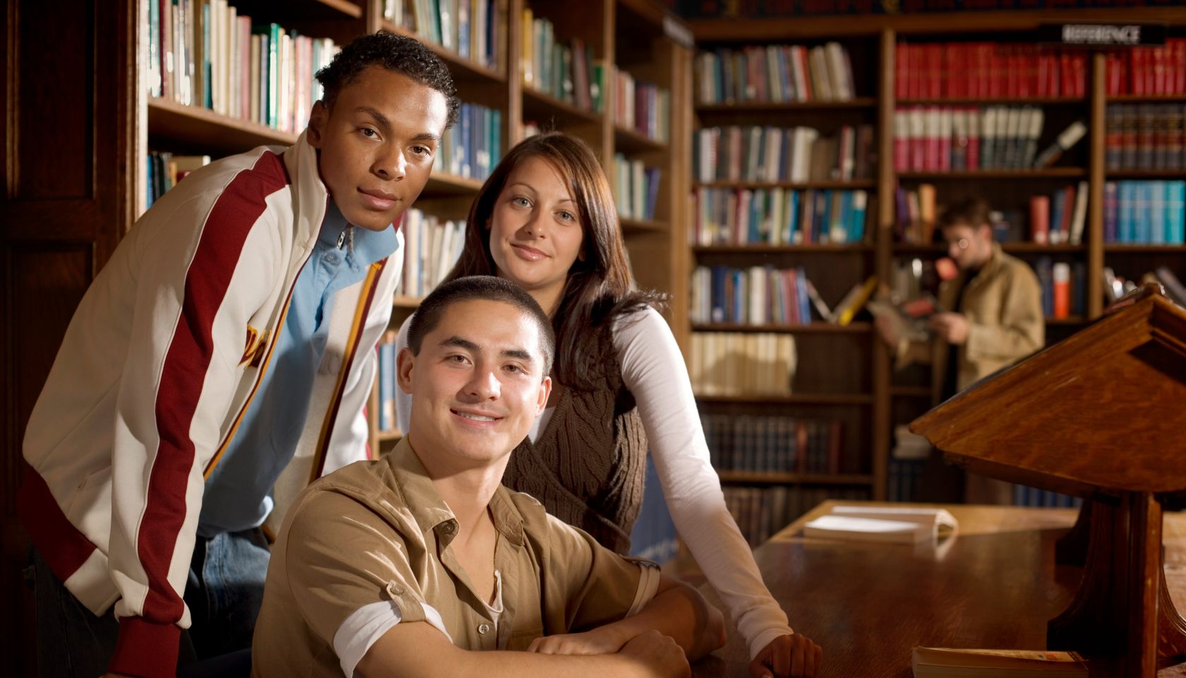 Students in Library