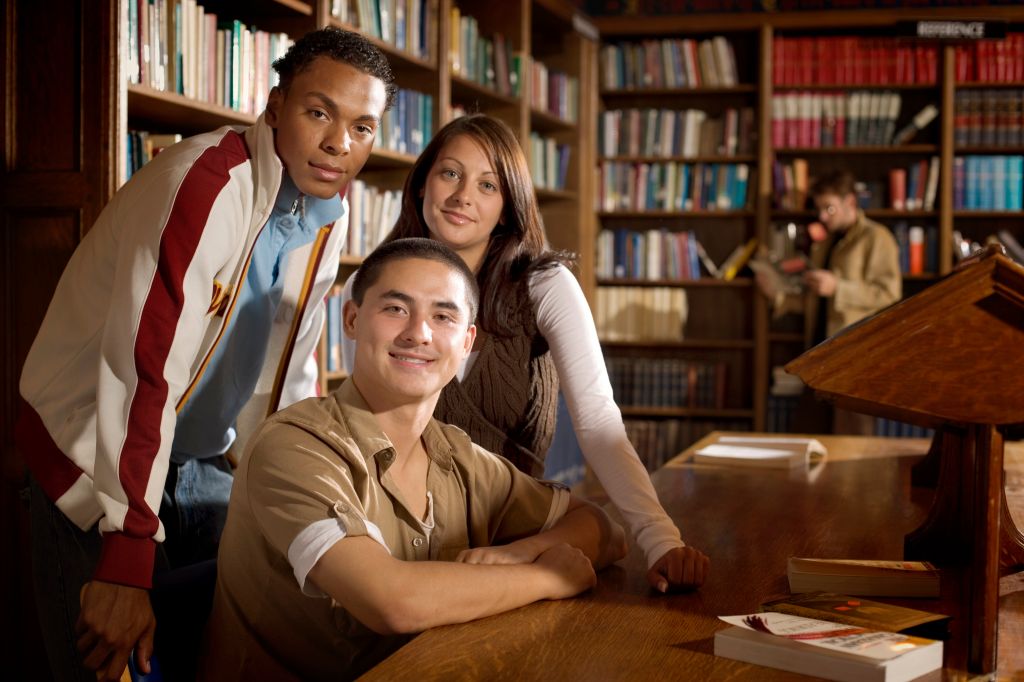 Students in Library