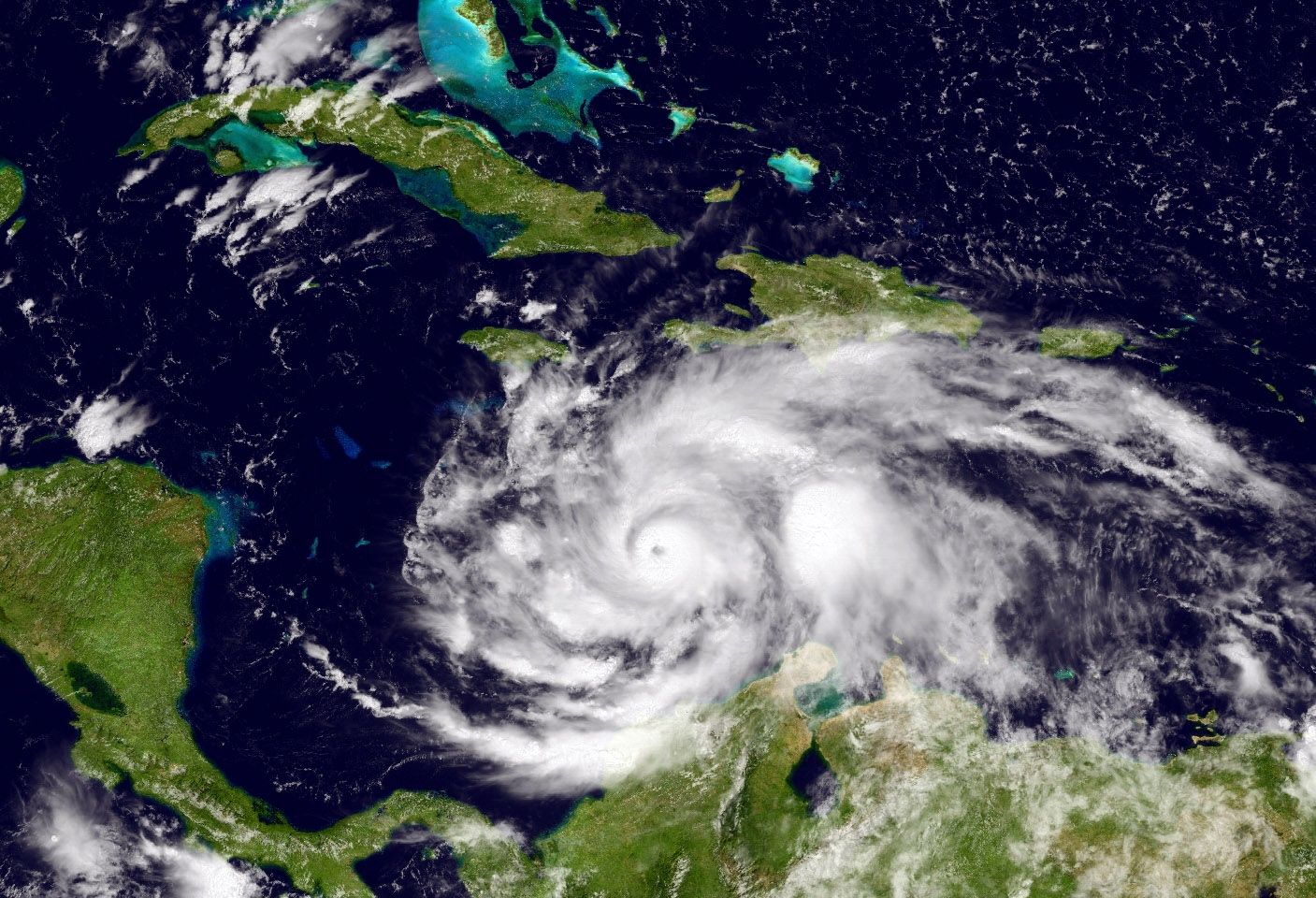 Hurricane Matthew Churns in Caribbean