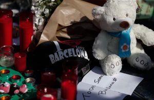 Memorial for Barcelona terror attack victims