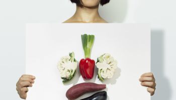 The body made with vegetables