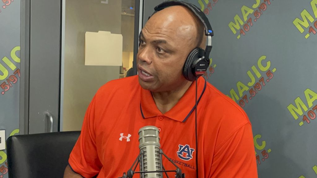 NBA HOF'er Charles Barkley in studio today with Ryan Cameron