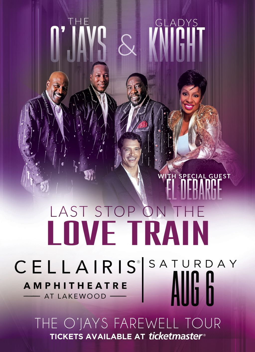 Cellairis Amphitheater Lakewood | The O'jays Farewell Tour