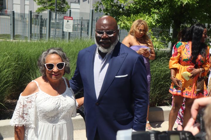 Cathy Hughes & Bishop T.D. Jakes at The Black Music & Entertainment Walk of Fame