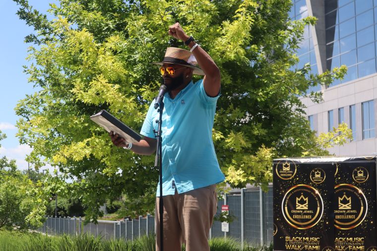 Ryan Cameron the presenter of The Black Music & Entertainment Walk of Fame