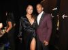 Model Eudoxie Mbouguiengue and host Ludacris attend the 2017 Billboard Music Awards