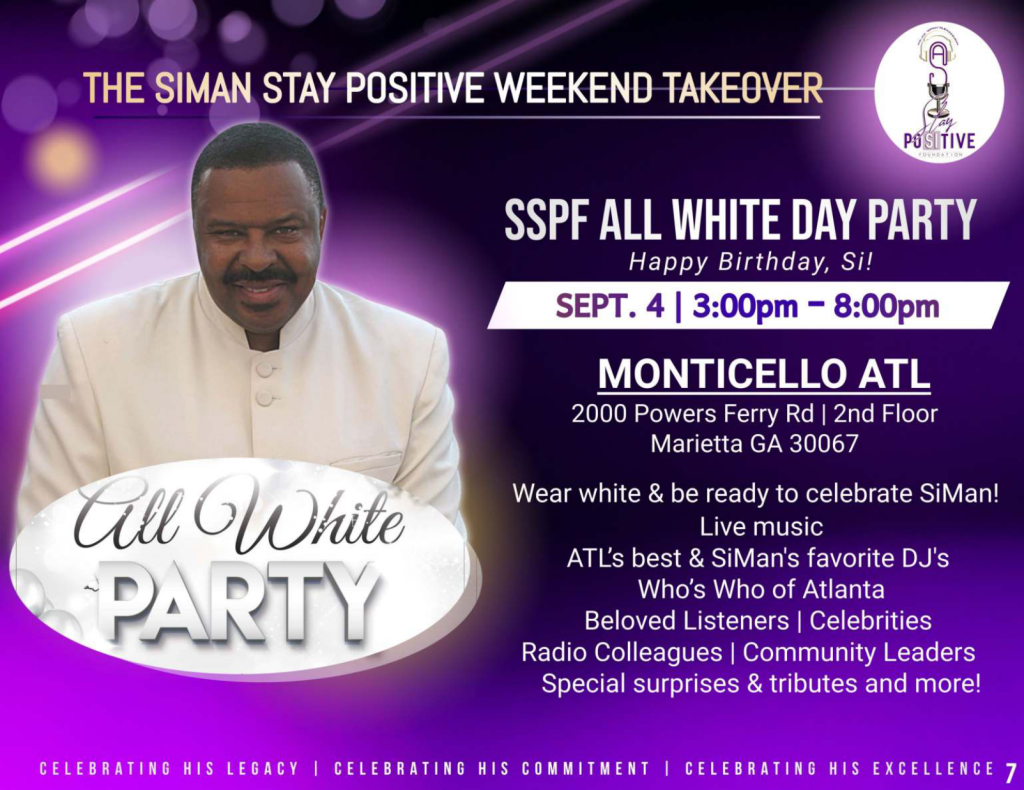 The SiMan Stay Positive Weekend Takeover R1 ATL 2022