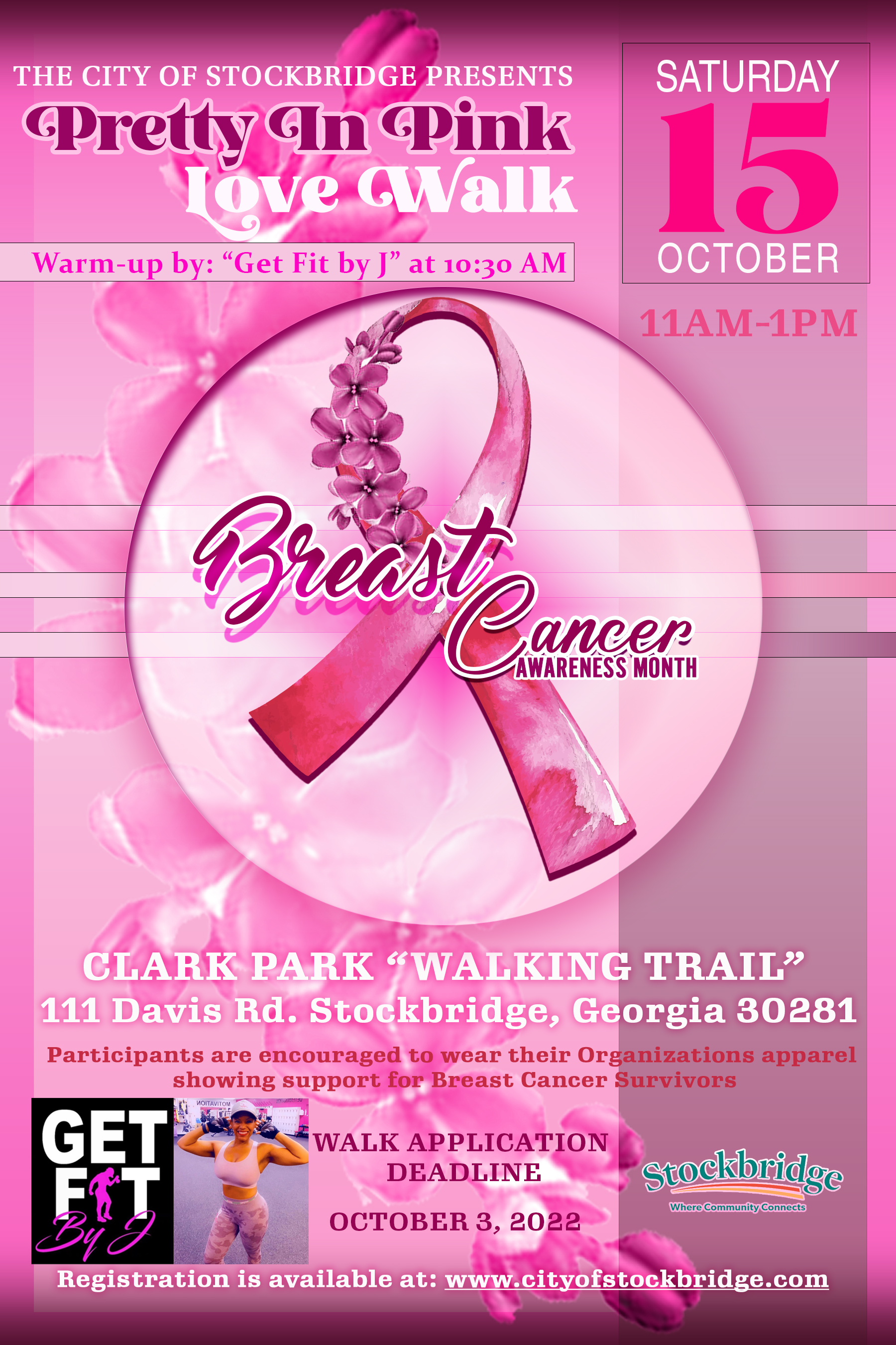 City of Stockbridge Presents: Pretty In Pink Love Walk 2022