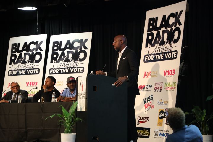 Black Radio United for the Vote Town Hall Photos Radio One ATL 2022