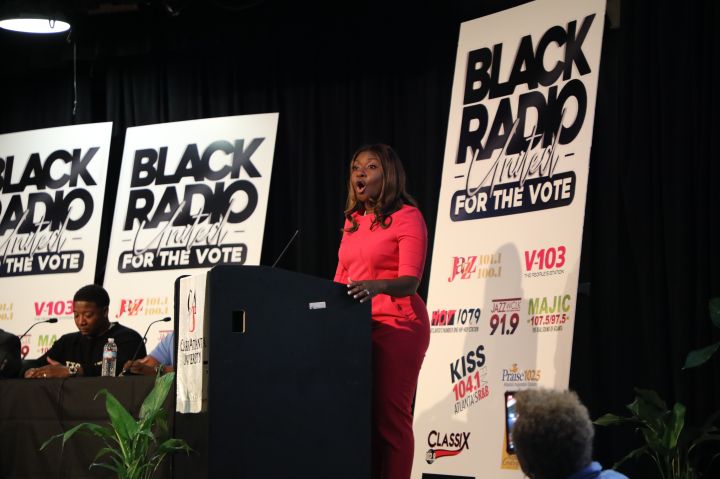 Black Radio United for the Vote Town Hall Photos Radio One ATL 2022