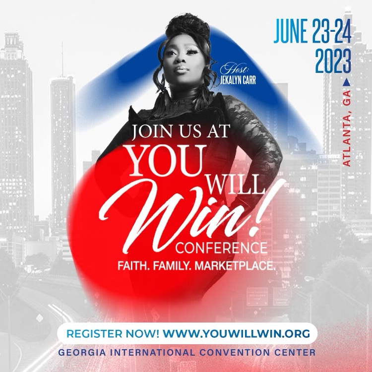 Jekalyn Carr "You Will Win!" Conference 2023 [Register Here]
