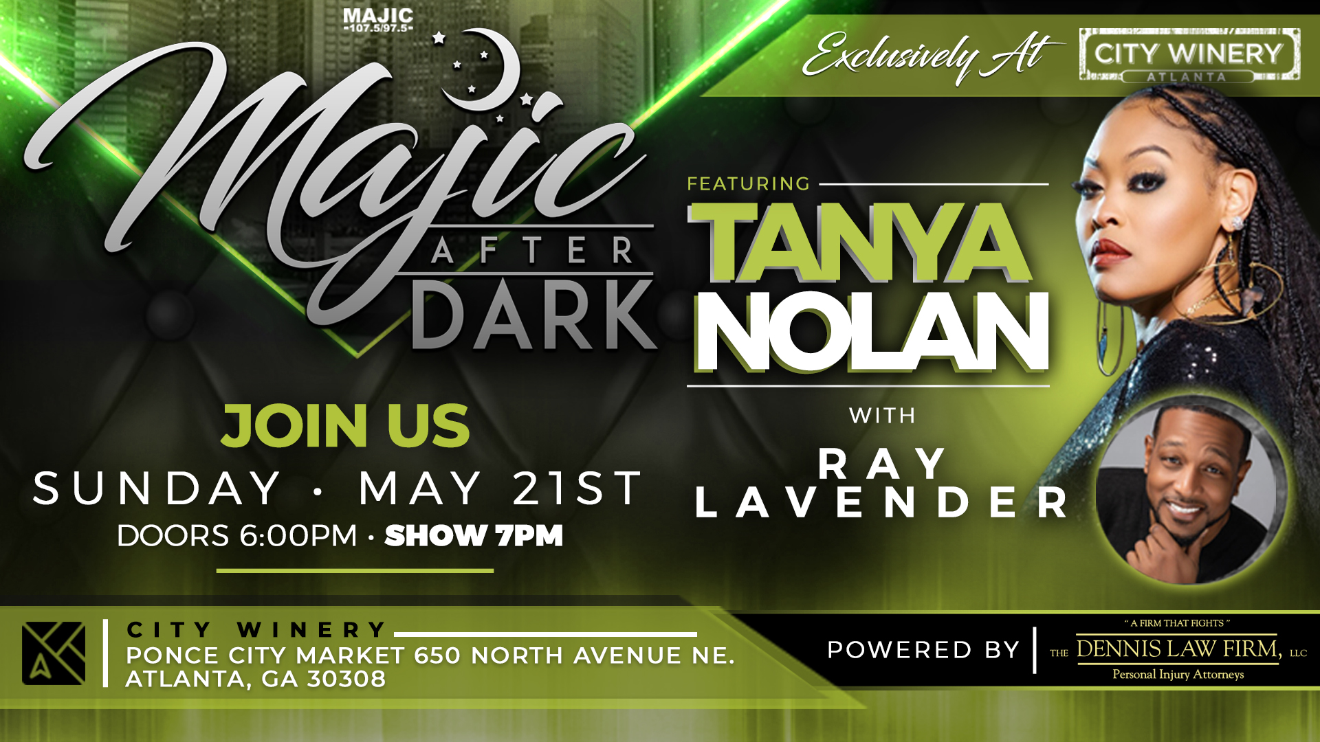 Tanya Nolan - Re: [EXTERNAL] Majic After Dark May 21st