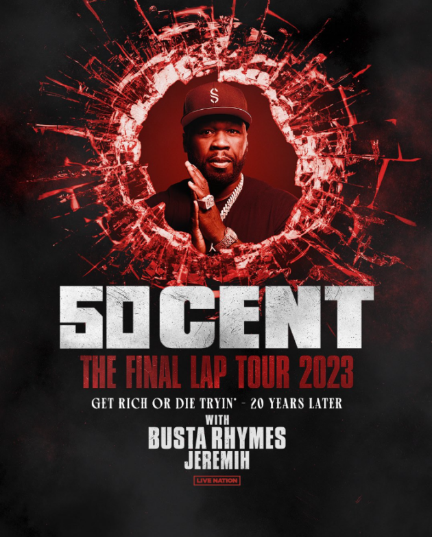 50 Cent: The Final Lap Tour 2023 to Celebrate 20th Anniversary of ‘Get Rich or Die Tryin’ with Busta Rhymes and Jeremih
