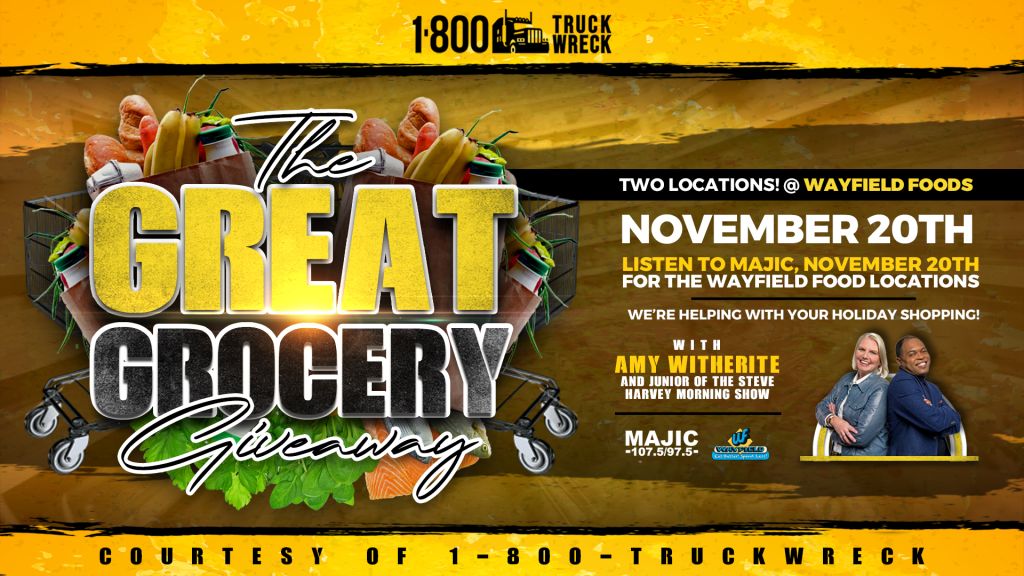 1-800-TrcukWreck welcomes the 4th Annual Great Grocery Giveaway