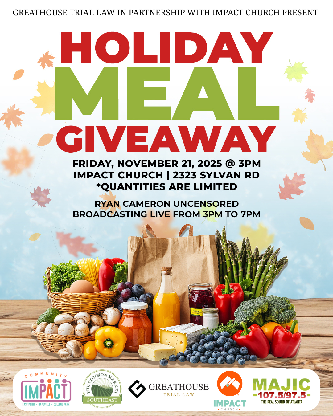 HOLIDAY MEAL GIVEAWAY