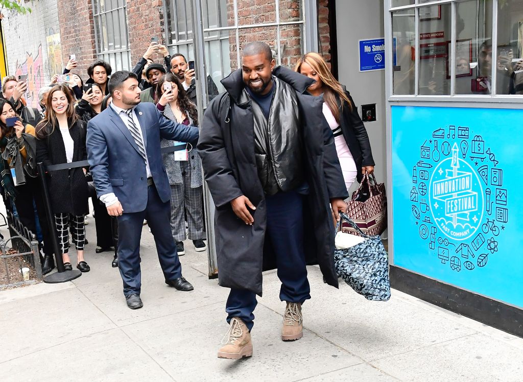 Kanye West In NYC