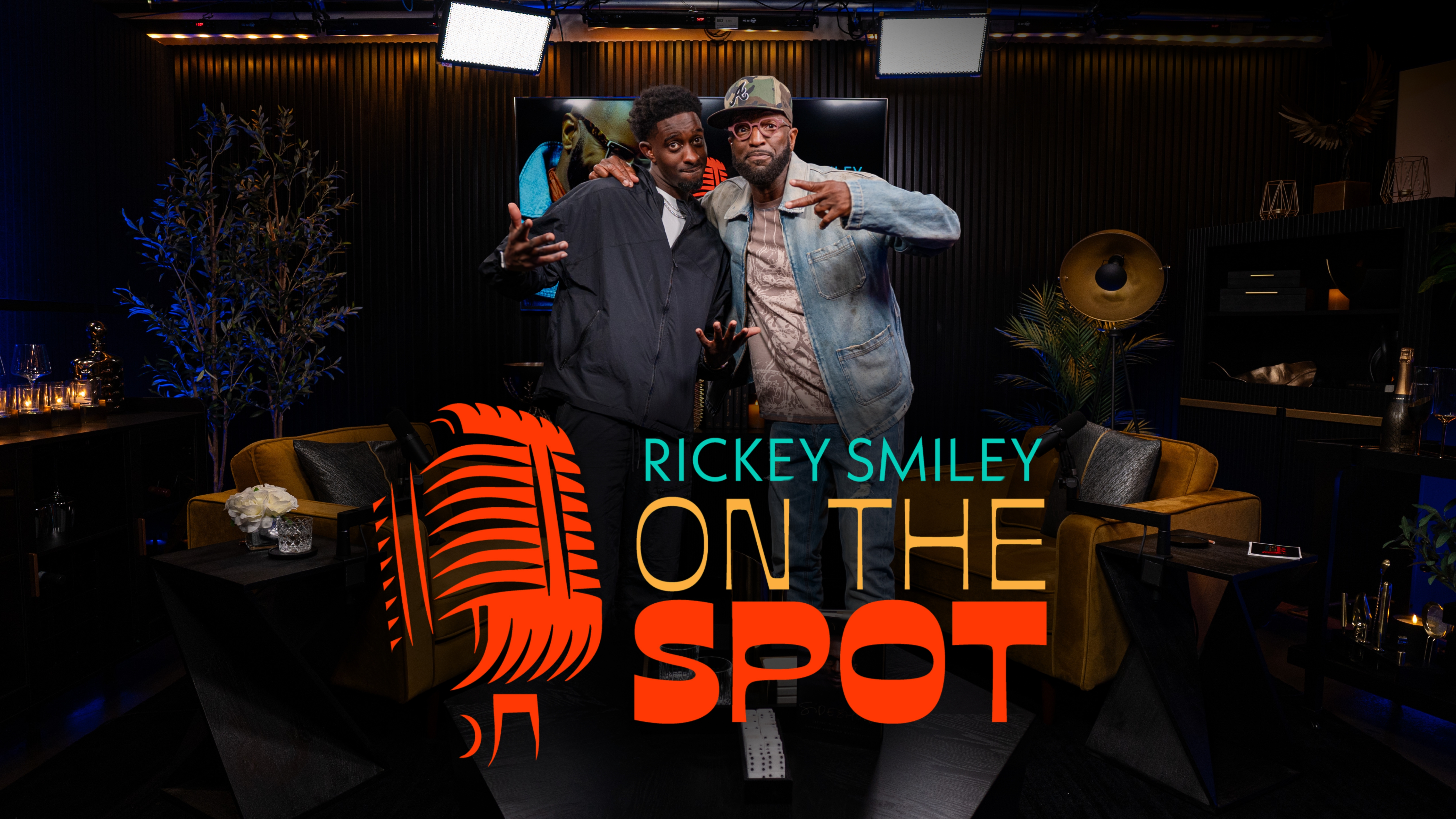 Rickey Smiley & Desi Banks on the Rickey Smiley On The Spot podcast