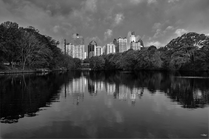 An Overcast Day In Midtown Atlanta